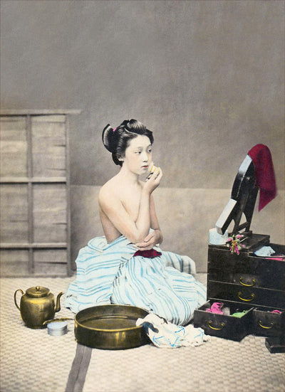 Japan: Early Hand Colored Photography, Body Care and Bath