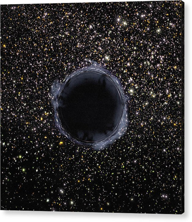 Black Hole in the Universe / Art Photo - Acrylic Print