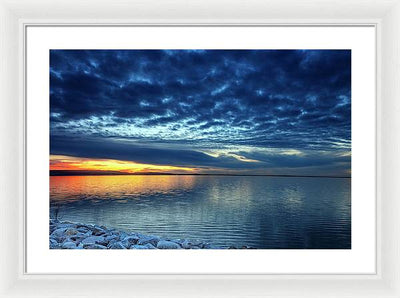 Devils Lake, North Dakota / Art Photo - Framed Print