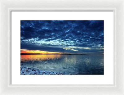 Devils Lake, North Dakota / Art Photo - Framed Print