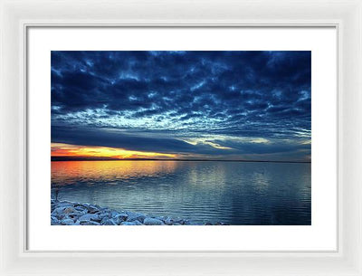 Devils Lake, North Dakota / Art Photo - Framed Print