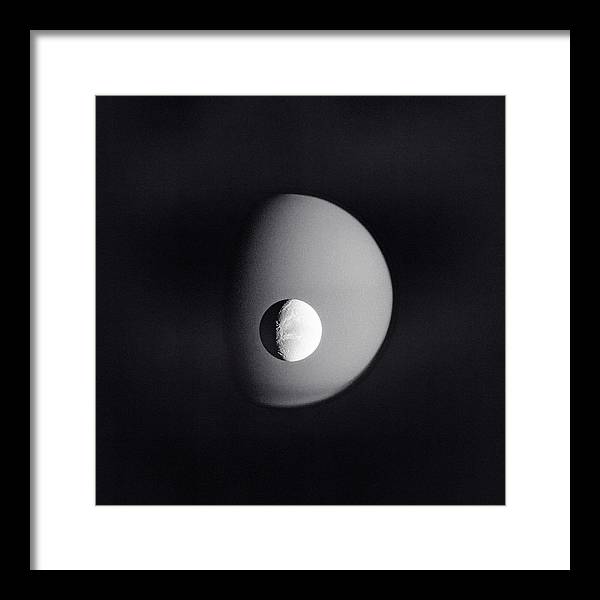 Dione and Titan / Art Photo - Framed Print