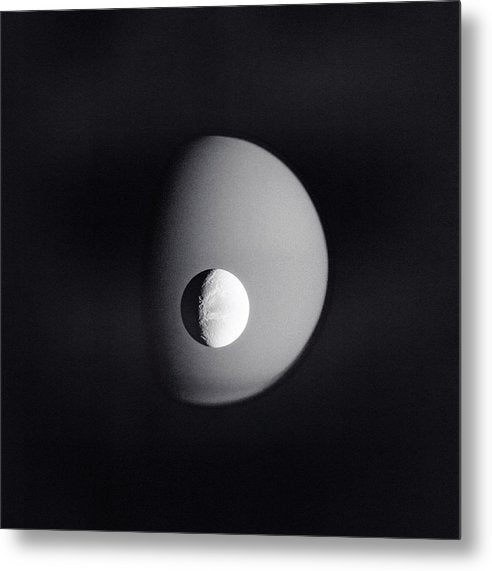 Dione and Titan / Art Photo - Metal Print