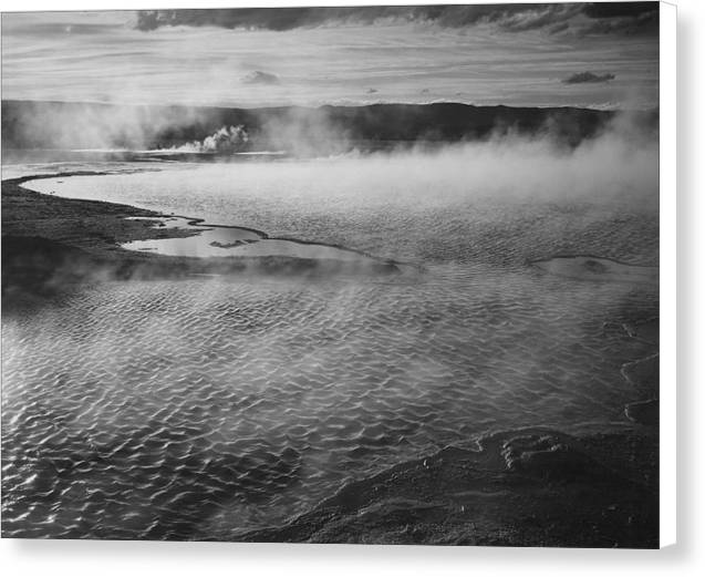 Fountain Geyser Pool, Yellowstone National Park, Wyoming / Art Photo - Canvas Print