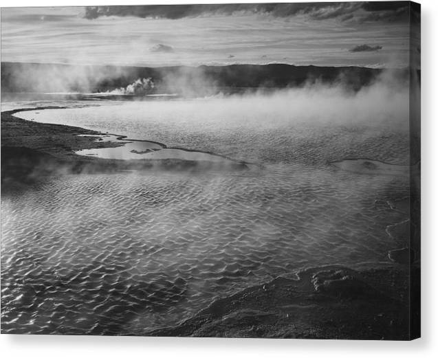 Fountain Geyser Pool, Yellowstone National Park, Wyoming / Art Photo - Canvas Print