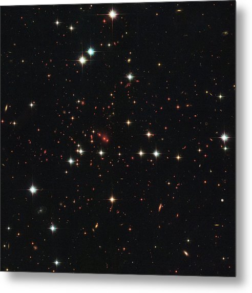 Massive Galaxy Cluster / Art Photo - Metal Print