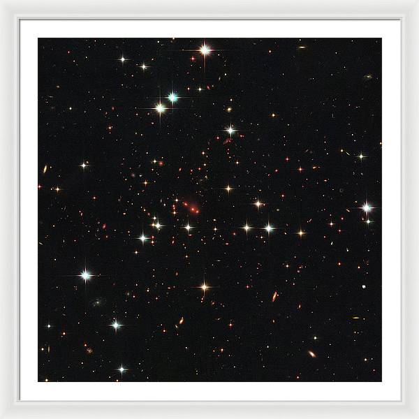 Massive Galaxy Cluster / Art Photo - Framed Print