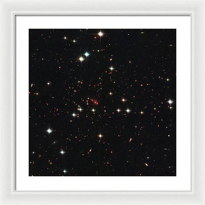 Massive Galaxy Cluster / Art Photo - Framed Print