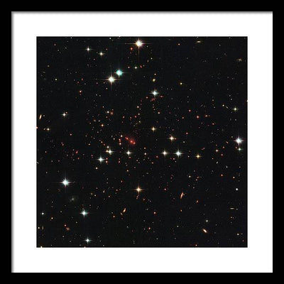 Massive Galaxy Cluster / Art Photo - Framed Print