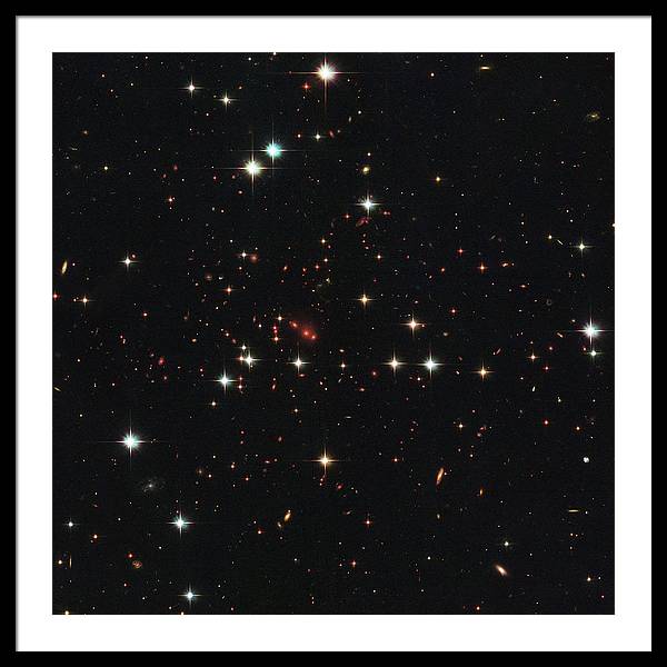 Massive Galaxy Cluster / Art Photo - Framed Print