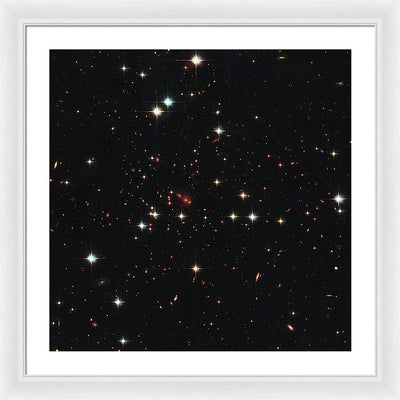 Massive Galaxy Cluster / Art Photo - Framed Print