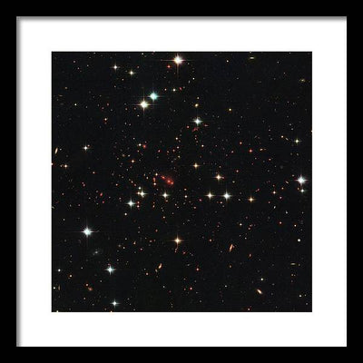 Massive Galaxy Cluster / Art Photo - Framed Print