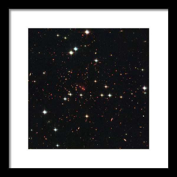 Massive Galaxy Cluster / Art Photo - Framed Print