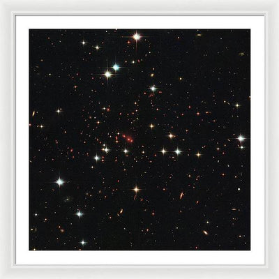 Massive Galaxy Cluster / Art Photo - Framed Print