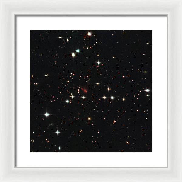 Massive Galaxy Cluster / Art Photo - Framed Print