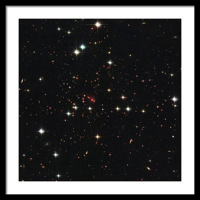 Massive Galaxy Cluster / Art Photo - Framed Print