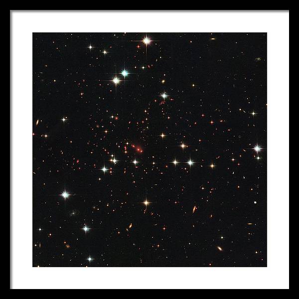 Massive Galaxy Cluster / Art Photo - Framed Print