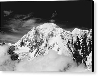 Mount McKinley in Alaska's Denali Park - Canvas Print