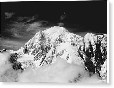 Mount McKinley in Alaska's Denali Park - Canvas Print