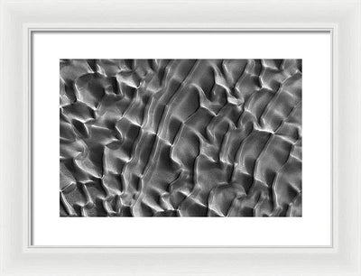 Planet Mars - detail #11 / Art Photo - Framed Print