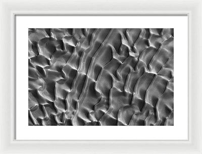 Planet Mars - detail #11 / Art Photo - Framed Print