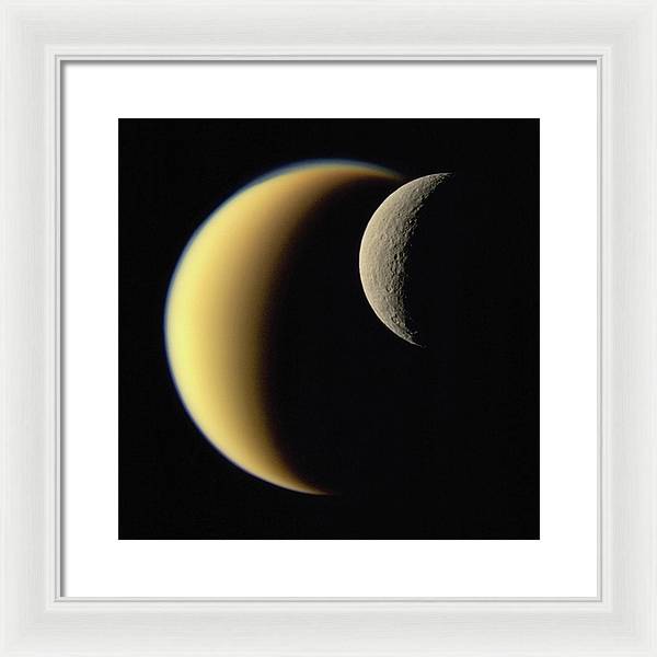 Rhea and Titan / Art Photo - Framed Print