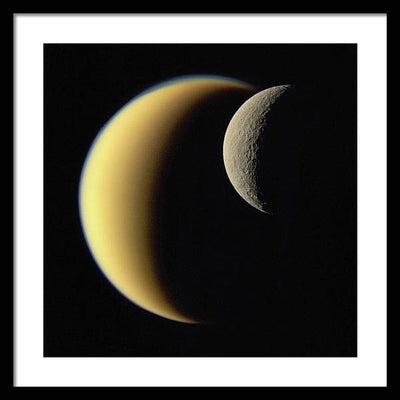 Rhea and Titan / Art Photo - Framed Print