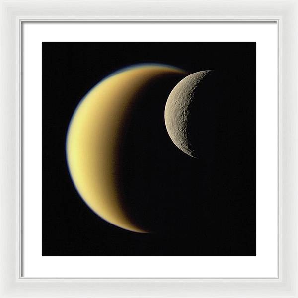 Rhea and Titan / Art Photo - Framed Print