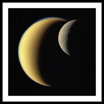 Rhea and Titan / Art Photo - Framed Print