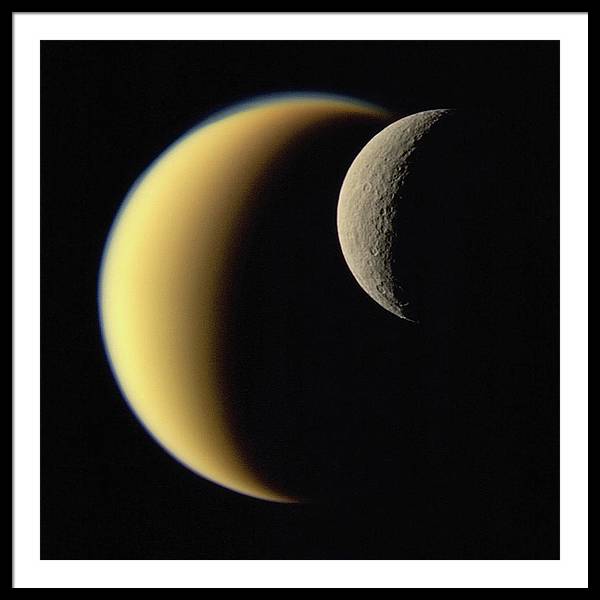 Rhea and Titan / Art Photo - Framed Print