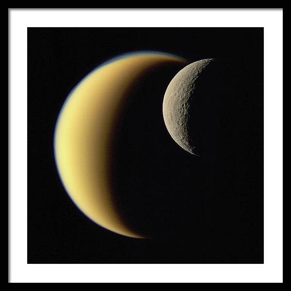 Rhea and Titan / Art Photo - Framed Print