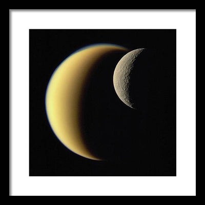 Rhea and Titan / Art Photo - Framed Print