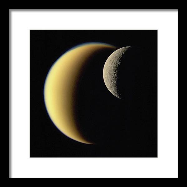 Rhea and Titan / Art Photo - Framed Print