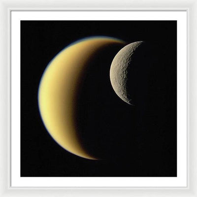 Rhea and Titan / Art Photo - Framed Print