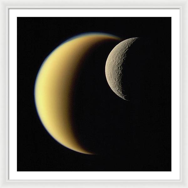 Rhea and Titan / Art Photo - Framed Print