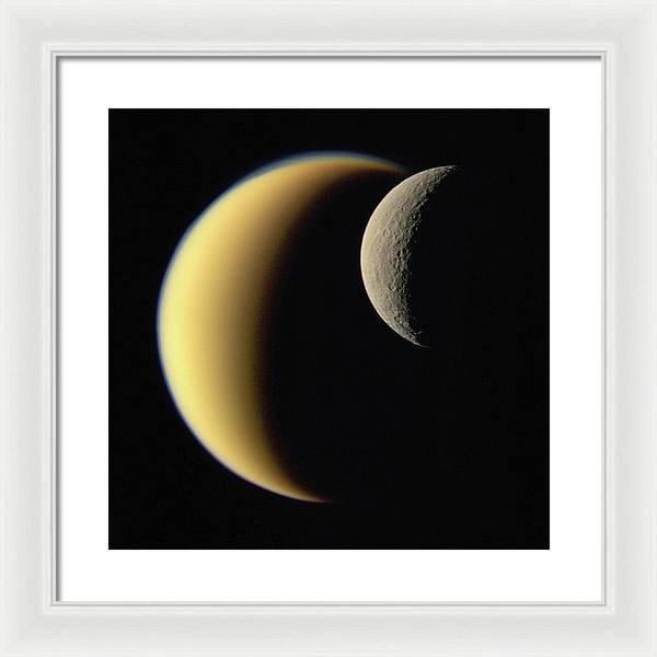 Rhea and Titan / Art Photo - Framed Print