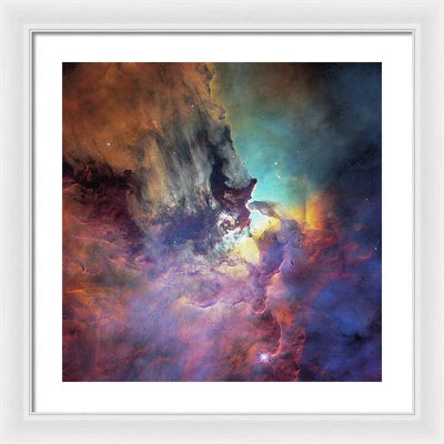 Stellar Nursery Full of Birth and Destruction / Art Photo - Framed Print