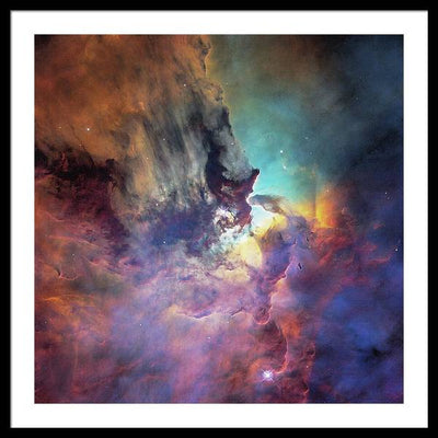 Stellar Nursery Full of Birth and Destruction / Art Photo - Framed Print