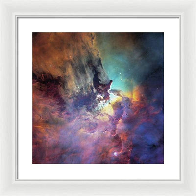 Stellar Nursery Full of Birth and Destruction / Art Photo - Framed Print