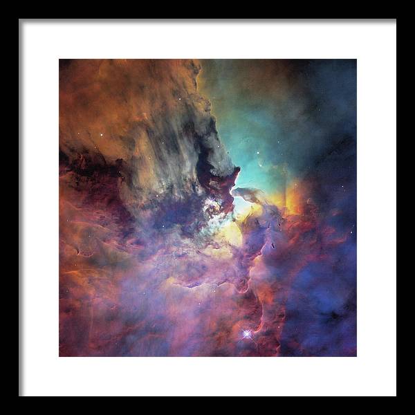 Stellar Nursery Full of Birth and Destruction / Art Photo - Framed Print