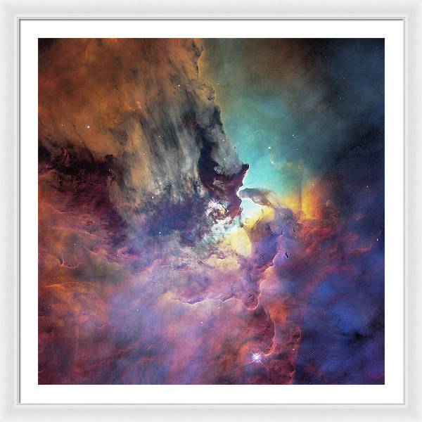 Stellar Nursery Full of Birth and Destruction / Art Photo - Framed Print