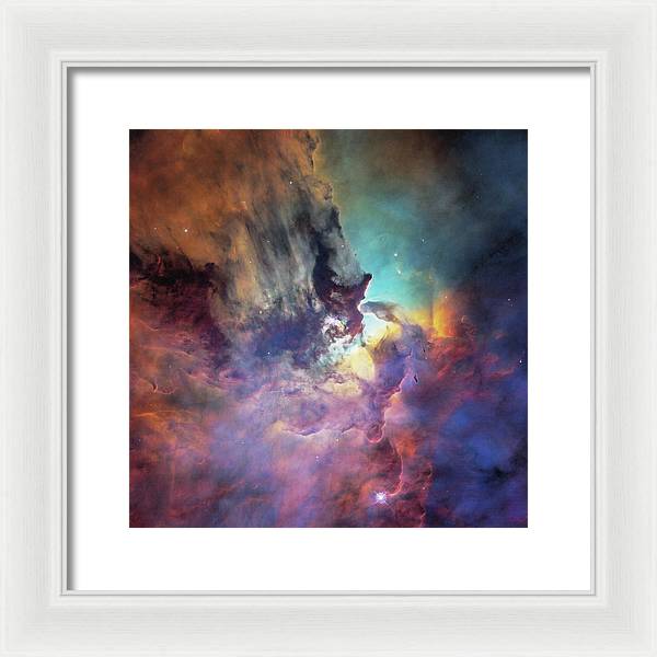 Stellar Nursery Full of Birth and Destruction / Art Photo - Framed Print