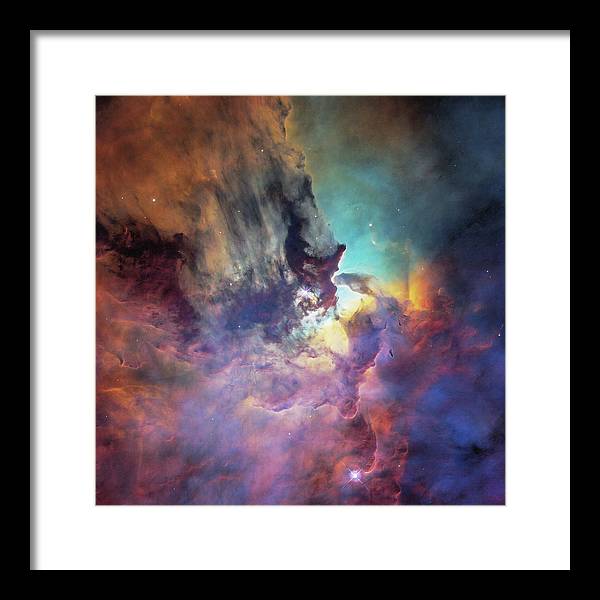 Stellar Nursery Full of Birth and Destruction / Art Photo - Framed Print