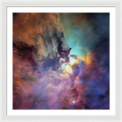 Stellar Nursery Full of Birth and Destruction / Art Photo - Framed Print