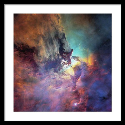 Stellar Nursery Full of Birth and Destruction / Art Photo - Framed Print