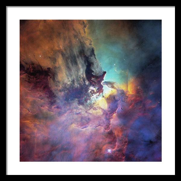 Stellar Nursery Full of Birth and Destruction / Art Photo - Framed Print