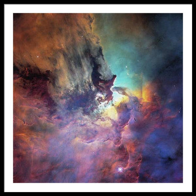 Stellar Nursery Full of Birth and Destruction / Art Photo - Framed Print