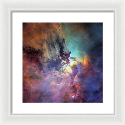 Stellar Nursery Full of Birth and Destruction / Art Photo - Framed Print