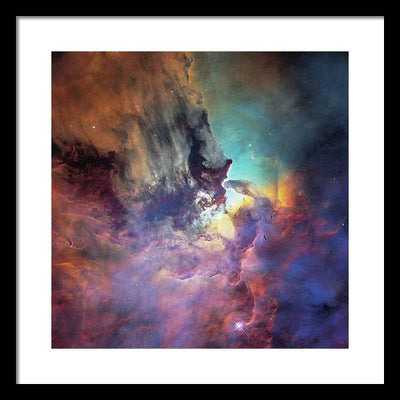 Stellar Nursery Full of Birth and Destruction / Art Photo - Framed Print