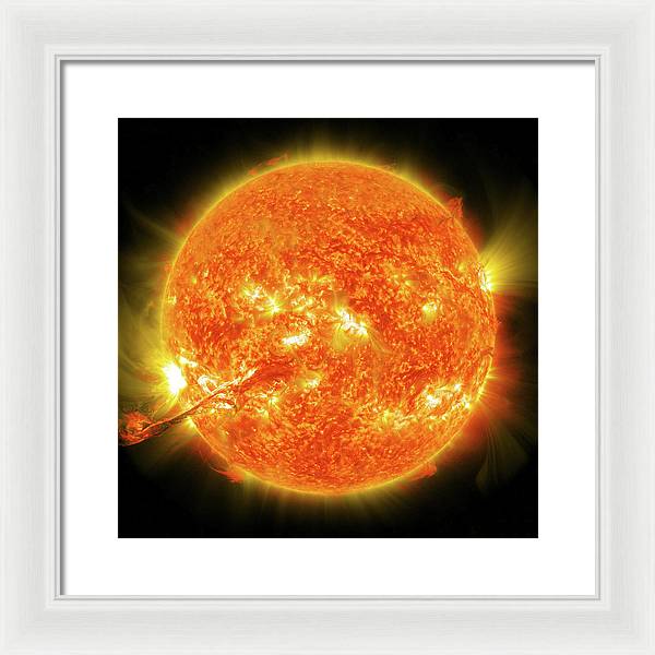 Sun / Art Photo - Framed Print